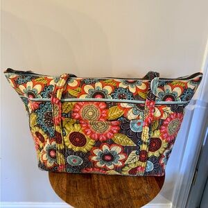 Vera Bradley Flower Shower Tote Bag